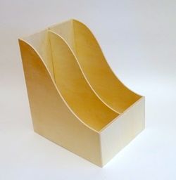 Подставка для листов формата А4 с 2 отделениями 18,5x24x27см