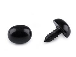 Nas / Ochi pentru jucării cu dispozitiv de siguranță, 13x16 mm