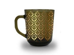 Чашка стеклянная 250ml GI Verso Design "Ростки"