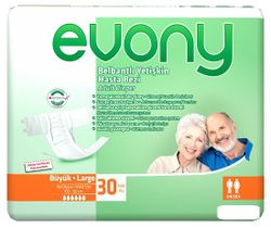 Evony подгузники для взрослых Large, 30шт