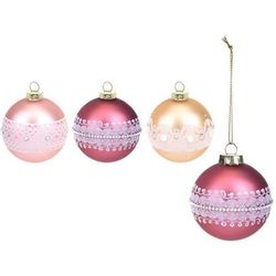 cumpără Decor de Crăciun și Anul Nou Promstore 29814 Шар елочный стеклянный 80mm Pretty -горизонт ободок în Chișinău 