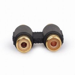 Audio adapter RCA (F) to RCA (F) Double coupler, Cablexpert A-2RCAFF-01