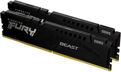 64GB DDR5-5600MHz  Kingston FURY Beast (Kit of 2x32GB) (KF556C40BBK2-64), CL40-40-40, 1.25V, Black