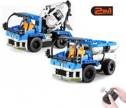 8023, XTech Bricks: 2in1, Mixer Truck, R/C 4CH, 394 pcs