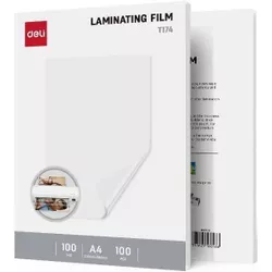 cumpără Folie pentru laminare Deli DLET174, A4, 100 мkм, 100 листов în Chișinău 