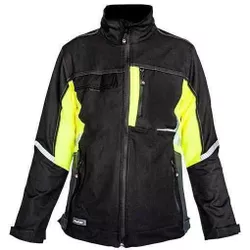 cumpără Îmbrăcăminte de lucru Profmet 365592 Jacheta, L, 60% poliester / 40% bumbac T400, 280g/m2, culoarea negru/galben neon în Chișinău 