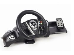 Wheel  GMB STR-M-01, 9", 270 degree, Pedals, Gear stick, 4-axis, 8 buttons, Vibration feedback, USB