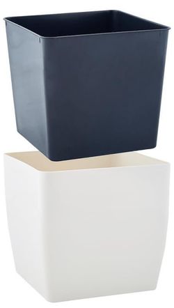 cumpără Ghiveci pentru flori Aleana 115084 Cvadro 22x22x21 cm, white rose în Chișinău 