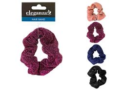 Elastic textil pentru par Eleganza 9cm, voluminos
