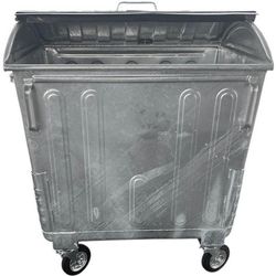 купить Урна для мусора Uniplast 37210 1100 L galvanizat pe roti (1.2 mm) (dezasamblat) GC в Кишинёве 