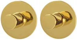 cumpără Cârlig baie Bisk 08582 Set cuere (2buc.) STYLE, aur în Chișinău 