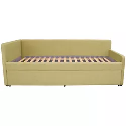 купить Кровать детская Interdepo LEO 90 Right bed, Оливковый зеленый в Кишинёве 