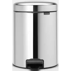 купить Урна для мусора Brabantia 11 26 21 NewIcon 5L, Brilliant Steel в Кишинёве 