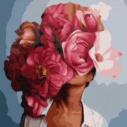PN7604 Картина на номерах Artissimo «Женские фантазии», 3 *, 24 цветов, 40х50 см