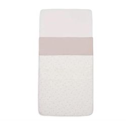 cumpără Lenjerie de pat pentru copii Jollein 008-524-68017 Cearsaf pentru patut Slub Nougat, 120x150cm în Chișinău 
