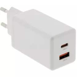 купить Зарядное устройство сетевое Patona 2595, GaN PD65W alb в Кишинёве 