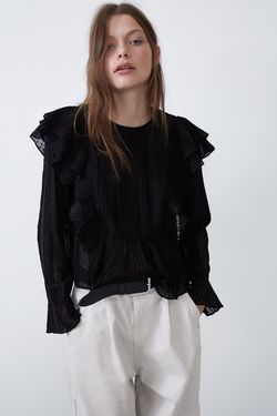 Блуза ZARA Чёрный zara 0881/133/800