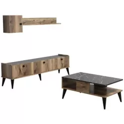 купить Стенка Trendy Lidia 1 (комплект мебели для гостиной) (GTR001232) в Кишинёве 