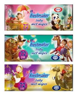 Салфетки влажные Freshmaker KIDS Baby 72