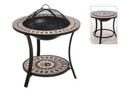 Gratar rotund cu picioare Mosaic D58cm, H44cm