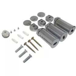 cumpără Accesoriu sisteme de încălzire Radiva 91452 Set din 3 fixage pentru uscator (crom) în Chișinău 