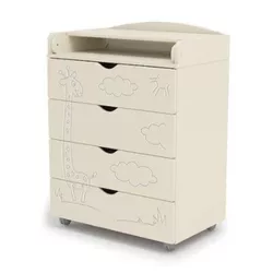 cumpără Comoda de infășat Eucalyptus DSK-J702 Jiraffe80 Bej în Chișinău 