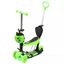 купить Самокат New World 0077 pentru copii 5in1 (verde), 05318 в Кишинёве 