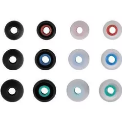 купить Аксессуар для моб. устройства Hama Silicone Replacement Ear Pads, size S - L, 12 pieces, black/transparent 122681 в Кишинёве 