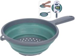 Дуршлаг EH 23cm складной с ручкой, пластиковый