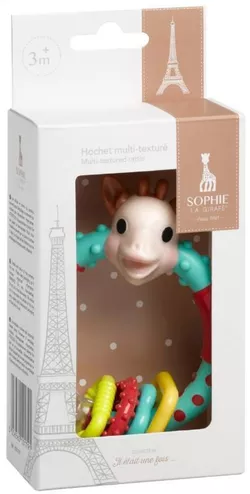купить Погремушка Sophie la Girafe 010179 Multi-Textured Rattle в Кишинёве 