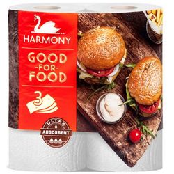 Полотенца бумажные Harmony Good-For-Food Ultra Absorbent 3 слоя 16.5м*2