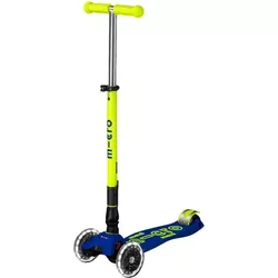 cumpără Trotinetă Micro MMD235 Maxi Deluxe Foldable Neon LED Canary Yellow în Chișinău 