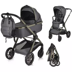 cumpără Сărucior pentru copii Moni iClick Gray, 2in1 în Chișinău 
