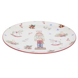 cumpără Farfurie Promstore 20930 Farfurie de servire Spargator de nuci, 26cm, ceramica în Chișinău 