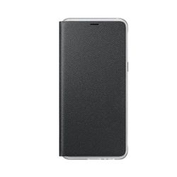 cumpără Husă pentru smartphone Samsung EF-FA530, Galaxy A8 2018, Neon Flip Cover, Black în Chișinău 
