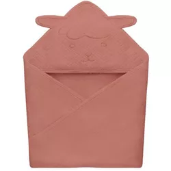 cumpără Accesoriu pentru baie Lionelo Prosop copii din muselina 80x80cm Red Coral în Chișinău 