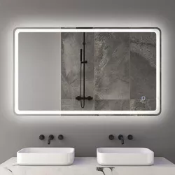 купить Зеркало для ванной Bayro Gama 1000x600 LED touch в Кишинёве 