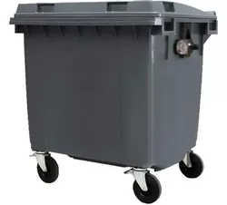 cumpără Coș de gunoi Uniplast 37224, 1100 L, plastic pe roti (gri inchis) HE în Chișinău 
