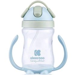 cumpără Cană cu pai Kikka Boo 31302030046 Cana antivarsare cu pai Blue, 300 ml în Chișinău 