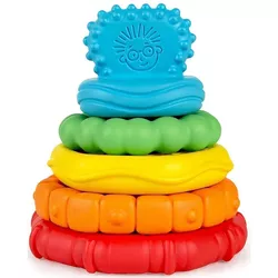 купить Игрушка-прорезыватель Baby Einstein 12356 Jucarie multisenzoriala si de dentitie Stacking Teether в Кишинёве 