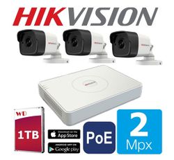 HIKVISION by HIWATCH POE 2 МЕГАПИКСЕЛИ IP 1TB