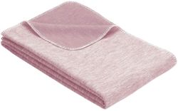 cumpără Textile de casă Ibena 2163/500 Jacquard Baumwolldecke Lausanne GOTS Pink în Chișinău 