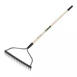 купить Грабли Micul Fermier Грабли 16-зубчатые из металла с деревянной ручкой (GF-2447) в Кишинёве 