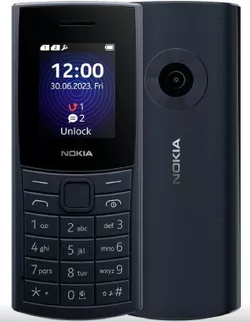 купить Телефон мобильный Nokia 110 (2023) Dual SIM 4G RO/RU Black в Кишинёве 