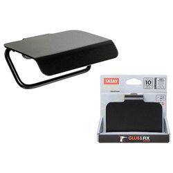 cumpără Suport pentru hârtie Promstore 52130 Tatay Onyx 12x10x5cm, cu capac, negru în Chișinău 