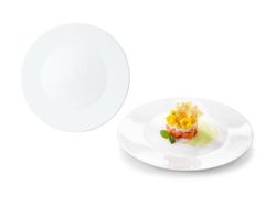 Блюдо 33cm Grangusto белое, стеклокерамика