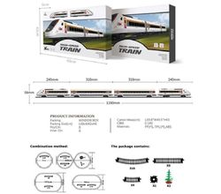 купить Машина Richi (810730) Cale ferata cu tren pe baterii, cu sunete si lumini в Кишинёве 