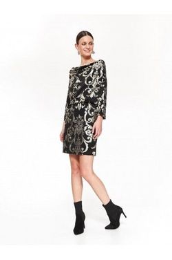 Rochie TOP SECRET Auriu/negru SSU2600ZL