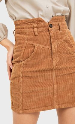 Юбка Stradivarius Коричневый 1320/515/450