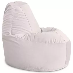 cumpără Fotoliu BeanBag BeanBag BM5886, Velur de lux, XL, Vanilie în Chișinău 